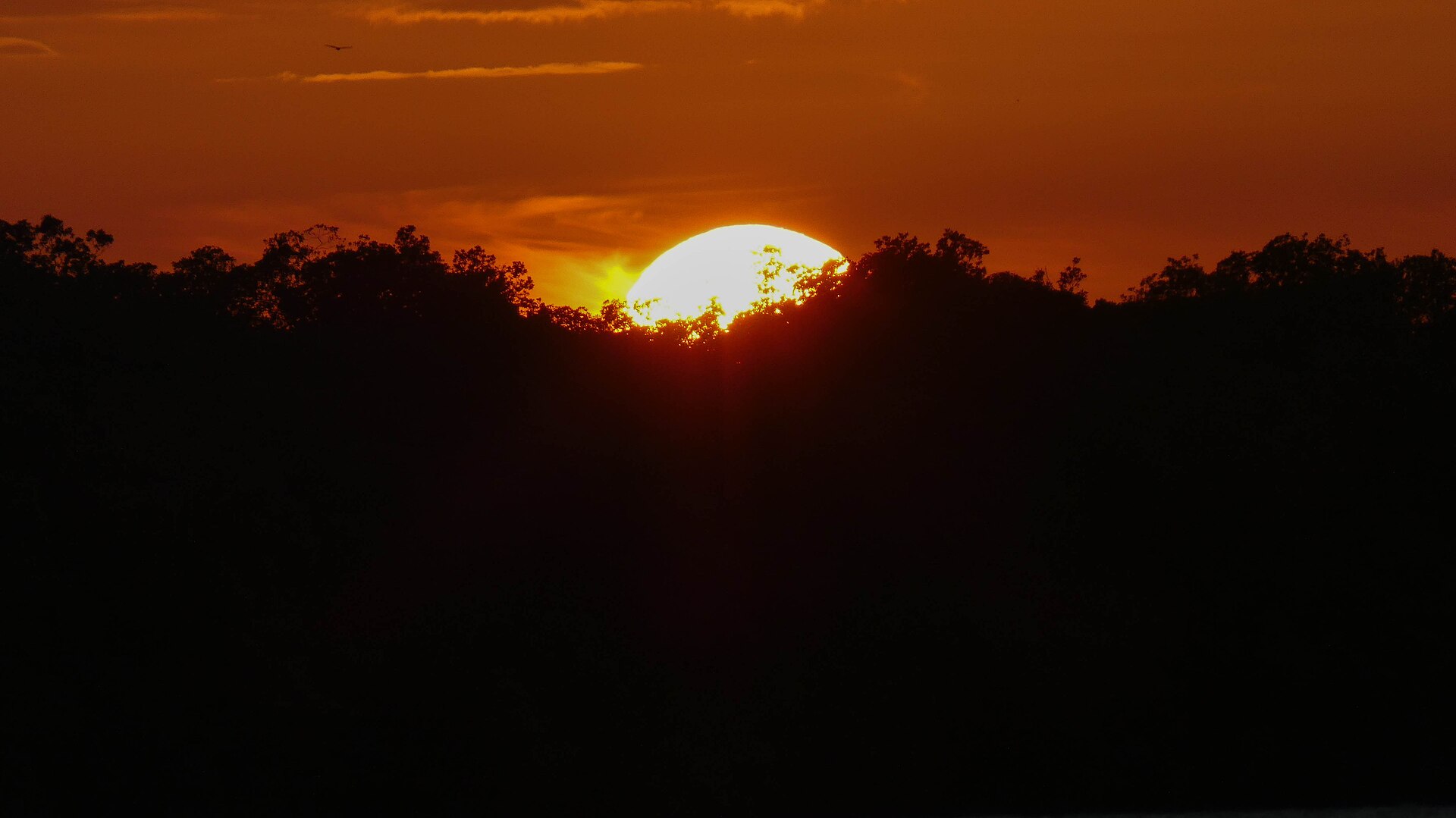 Commewijne bij zonsondergang