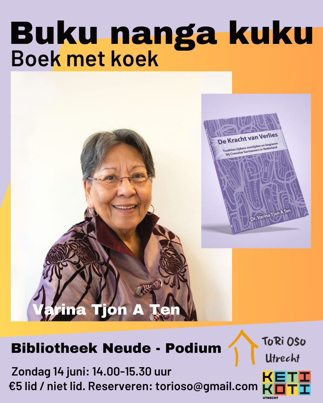 Buku nanga kuku - Boek met koek sessie